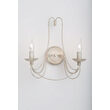Aplica florentina antichizata 2xE14/40W, Vela WA 2-809/2 Elfenbein-Gold Orion